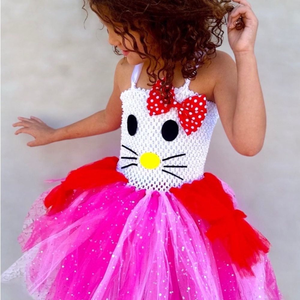Cute Hello Kitty Tutu Dress
